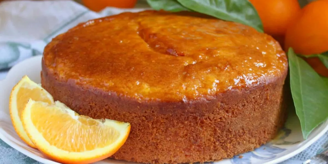 Bolo de laranja sem ovos