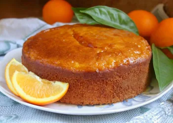 Bolo de laranja sem ovos