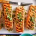 Salmão com laranja e coentros