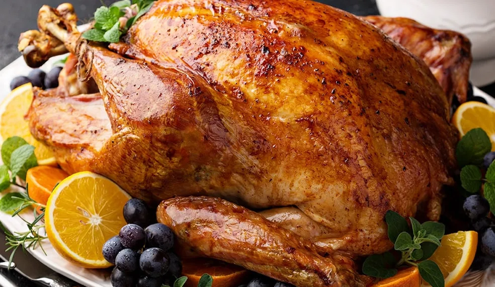 Frango assado no forno estaladiço