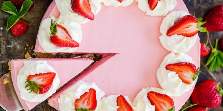 Cheesecake de morango