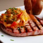Bife de atum à madeirense