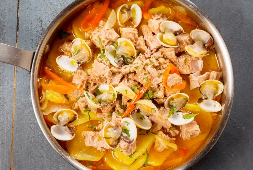 Caldeirada de atum apetitosa