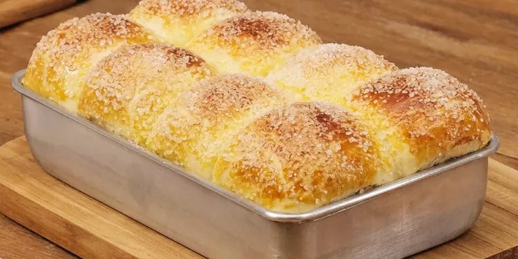 Pão doce simples e fácil