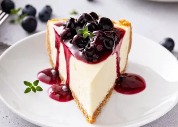 Cheesecake de mirtilo