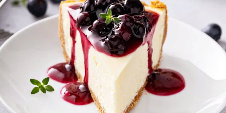 Cheesecake de mirtilo