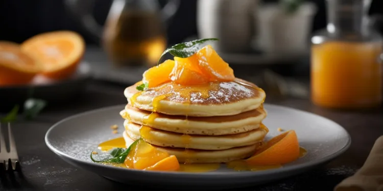 Panquecas de laranja