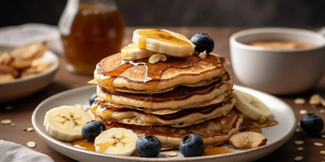 Panquecas de aveia e banana