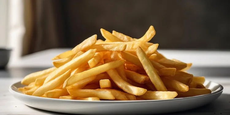 Batatas fritas no forno crocantes