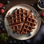 Waffles de chocolate