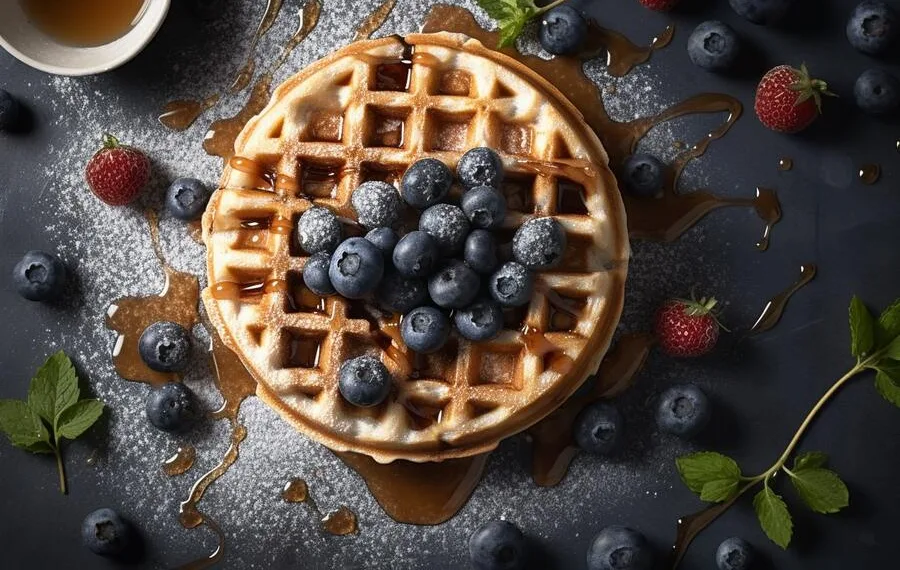 Waffles simples e rápidos