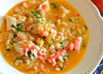 Arroz malandrinho com delícias do mar