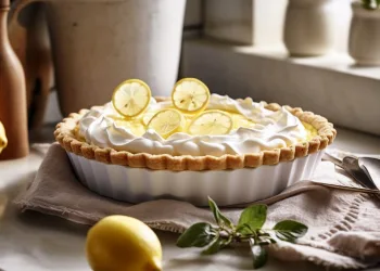 Tarte de limão com massa folhada