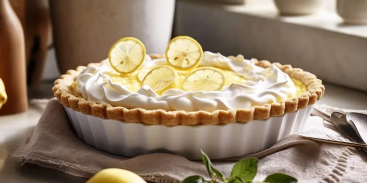 Tarte de limão com massa folhada