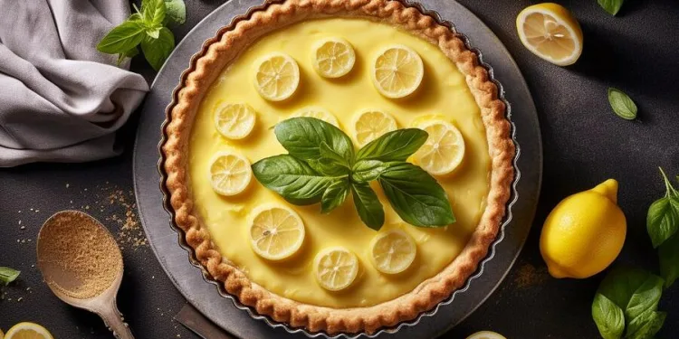 Tarte de limão com bolacha maria