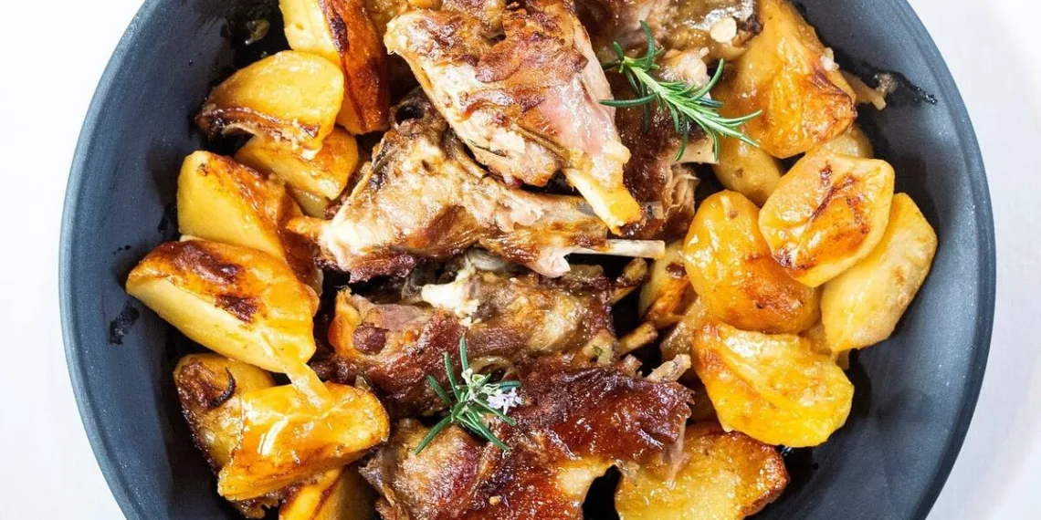 Cabrito assado no forno à padeiro