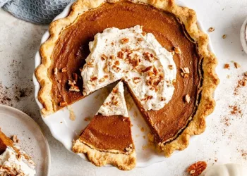 Tarte de abóbora e canela