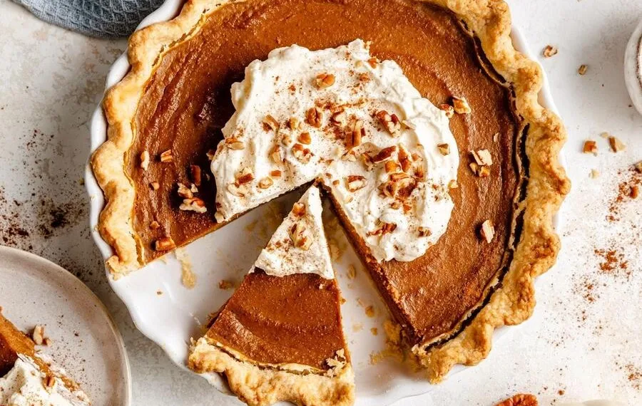 Tarte de abóbora e canela