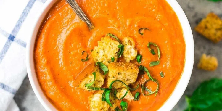 Sopa de cenoura cremosa