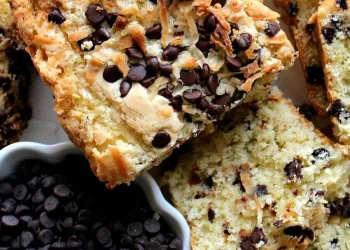 Bolo de coco e chocolate