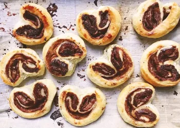 Palmiers de chocolate