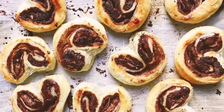 Palmiers de chocolate