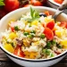 Salada fria de arroz
