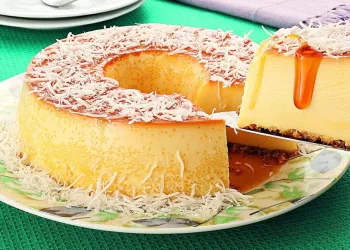 Pudim de coco no microondas