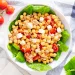 Salada de grão de bico com atum