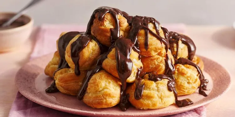 Profiteroles caseiros