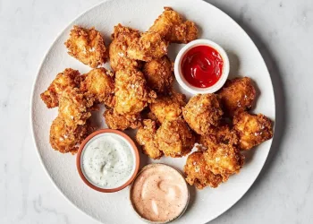 Nuggets de frango caseiros