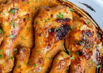 Coxas de frango no forno com mostarda