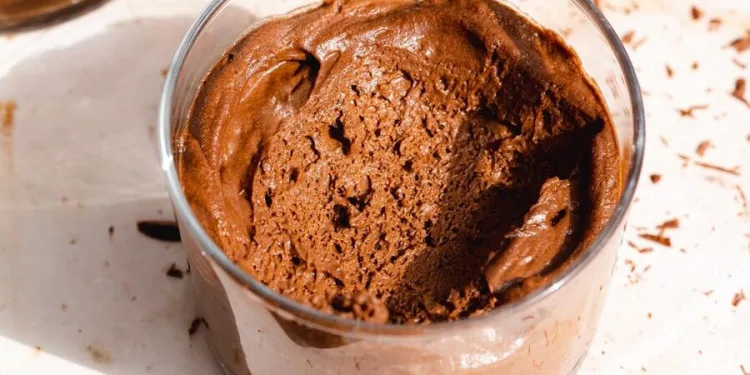Mousse de chocolate vegan