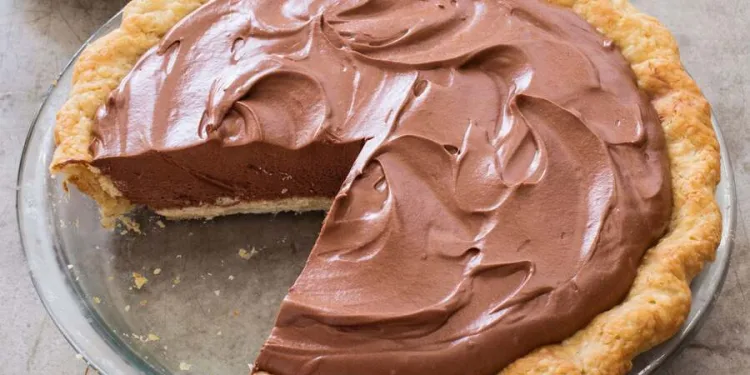 Tarte de chocolate cremosa