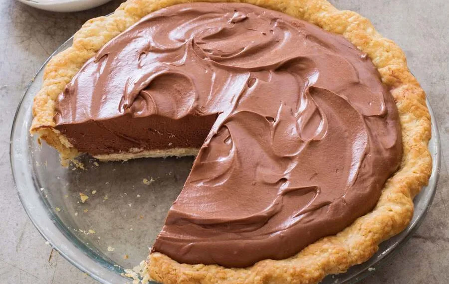Tarte de chocolate cremosa