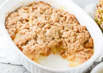 Crumble de ananás