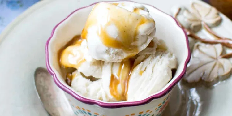 Gelado de doce de leite fácil e cremoso