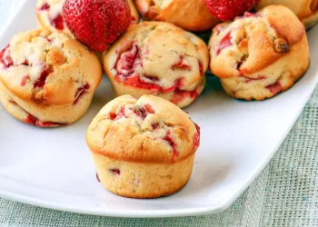 Madalenas de morango