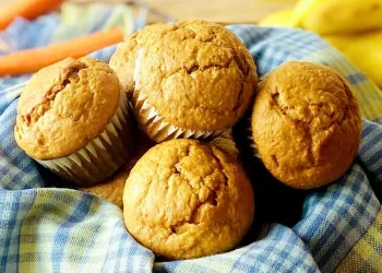 Madalenas de cenoura