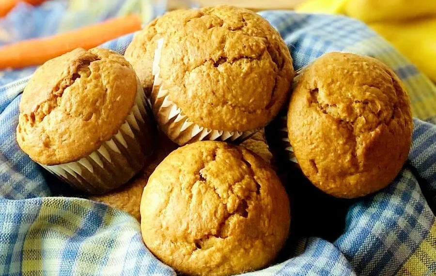 Madalenas de cenoura