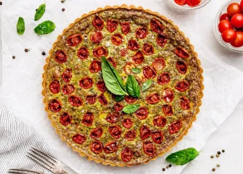 Quiche de tomate cherry