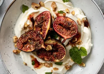 Figos assados no forno