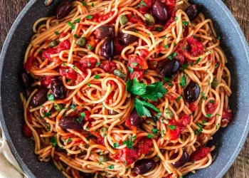 Esparguete à puttanesca