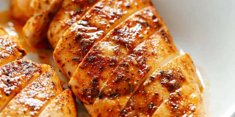 Frango assado com limão