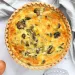 Quiche de frango e cogumelos