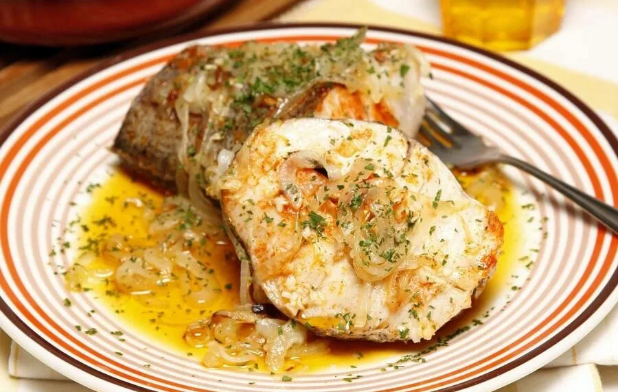Pescada no forno à moda antiga