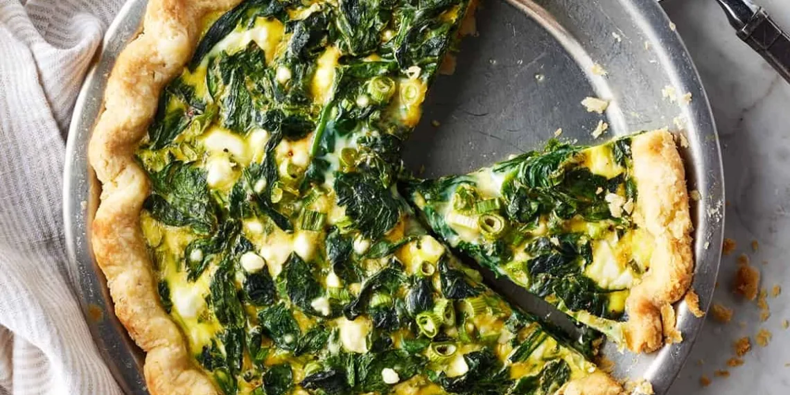 Quiche de espinafres