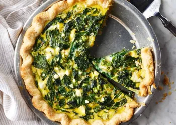 Quiche de espinafres
