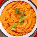Puré de batata doce cremoso