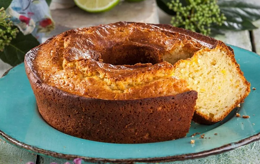 Bolo de lima fofinho